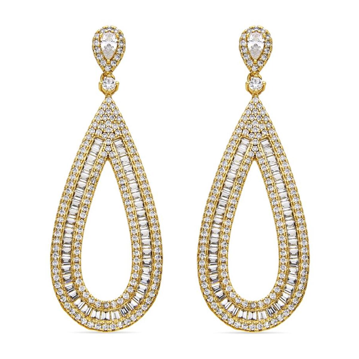 Pendientes Lux by Lux acabados oro 18k