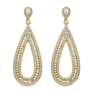 Pendientes Lux by Lux acabados oro 18k