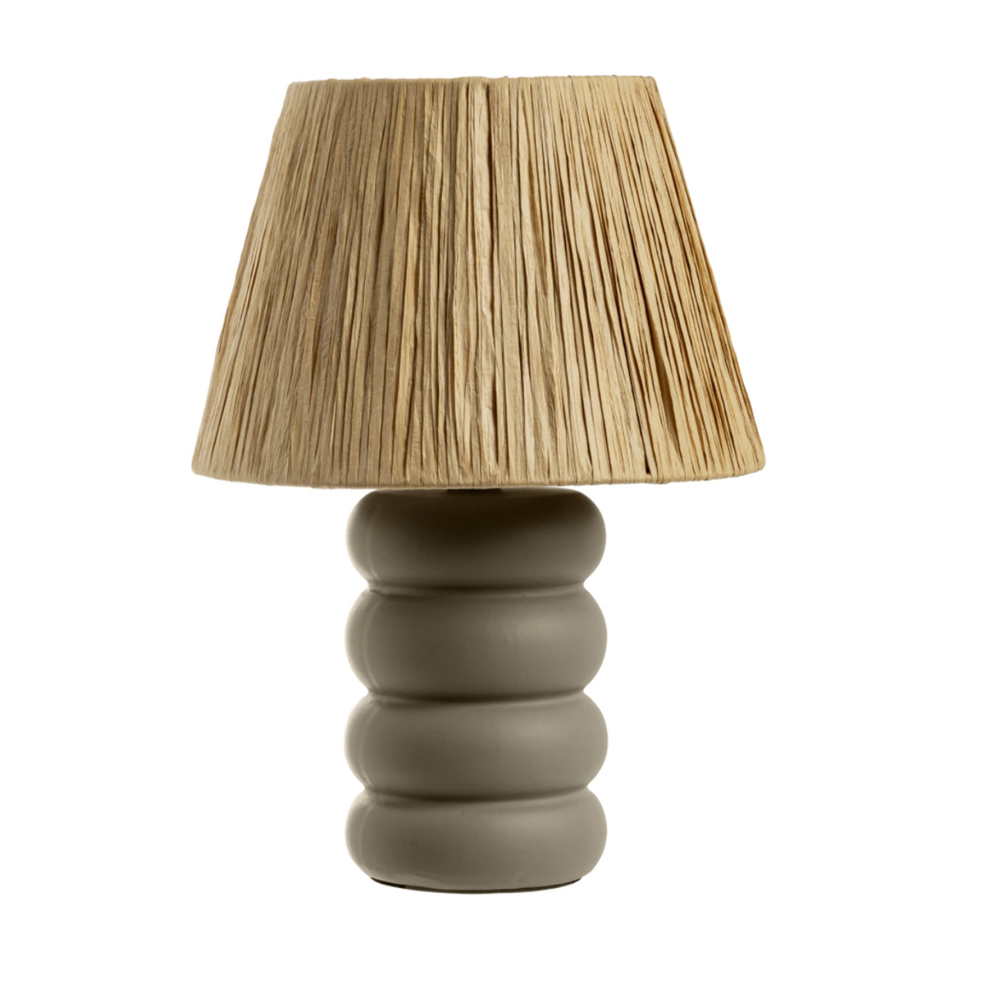 Lampada Da Tavolo Comodino Ricaricabile Accensione On/Off Modello Atene Small Biege