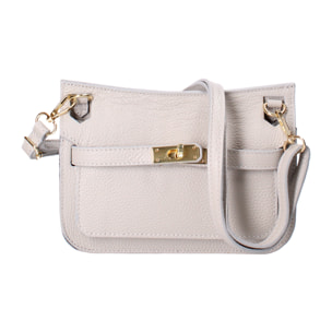 Borsa a tracolla Katie da donna In Vera pelle Made in Italy 23x17x5 cm