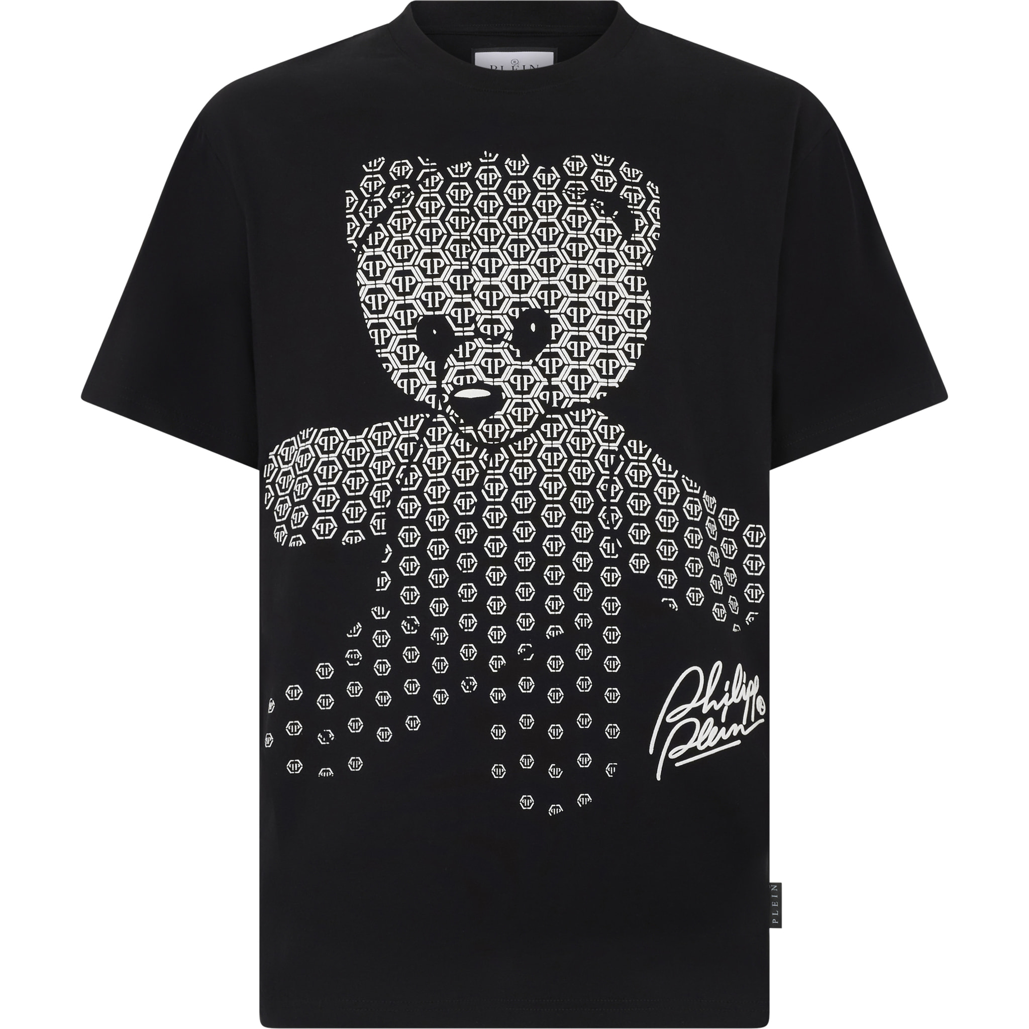 PHILIPP PLEIN Round Neck T-Shirt Puffy Teddy Teddy Bear