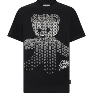 PHILIPP PLEIN Round Neck T-Shirt Puffy Teddy Teddy Bear