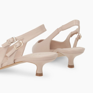 ZAPATOS DE SALÓN NUDE DALMATA