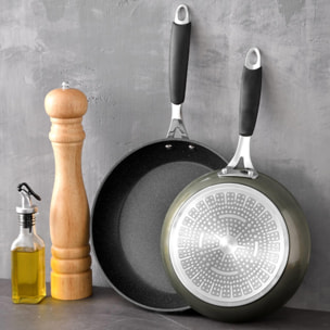 Sartén de aluminio forjado apto para cocina inducción BERGNER Midnight