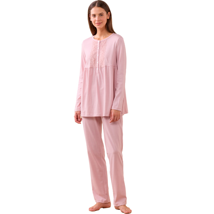 Pigiama donna caldo cotone luisa Noidinotte