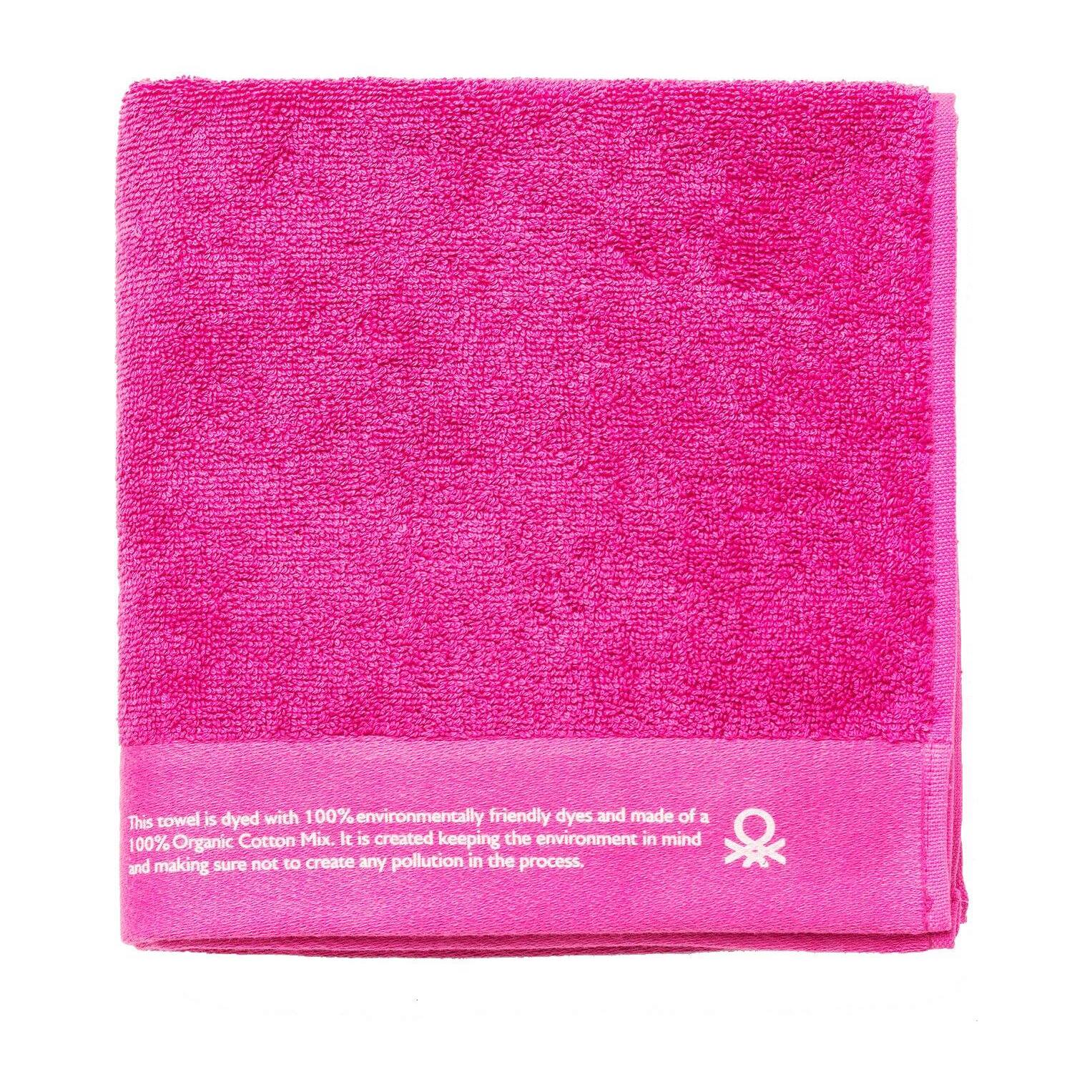 Kit toallas baño 100%algodón (50x90 + 70x140 + 90x150cm) fucsia