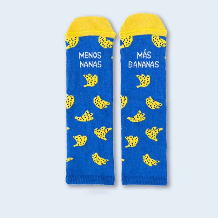 Mini Calcetines "Menos nanas más bananas"