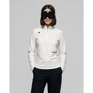 Camiseta térmica para mujer KUSTOM AXIS Thermal - Blanco
