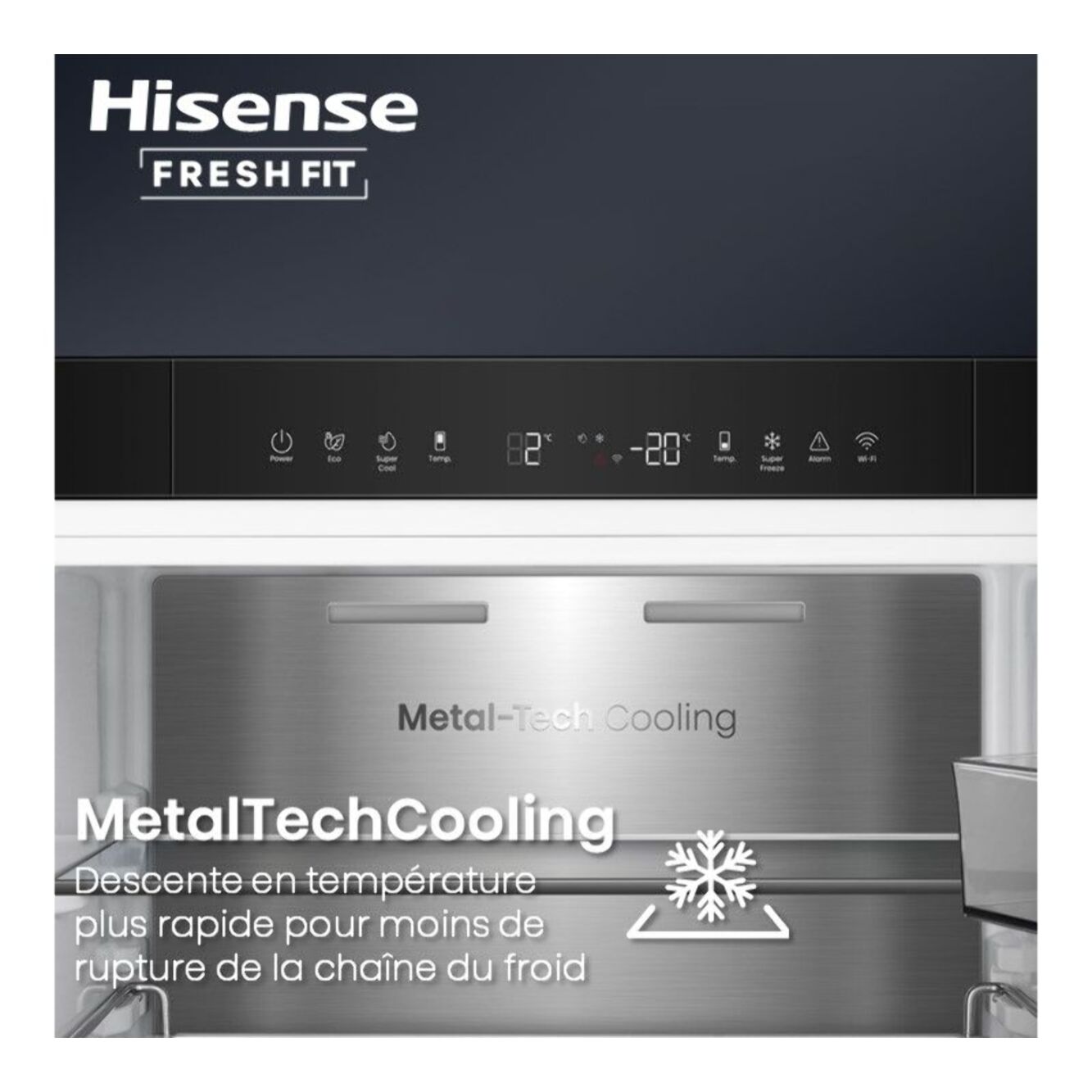 Congélateur armoire HISENSE FT5K310GSFC FreshFit