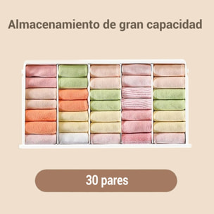 Cajón de almacenamiento de ropa interior con compatimentos