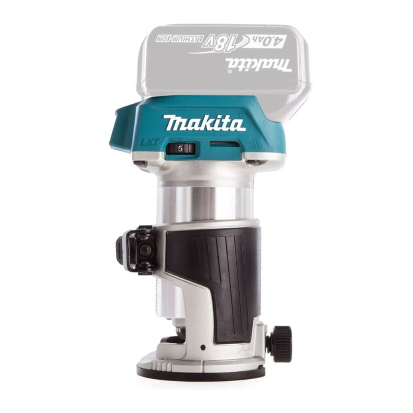 Affleureuse sans fil 18V LXT - MAKITA - sans batterie, ni chargeur - avec accessoires - MakPac - DRT50ZJX3