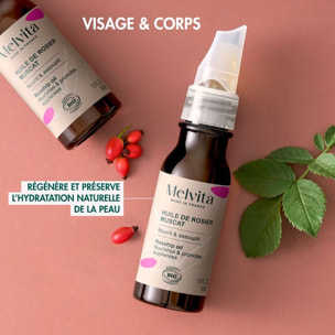 Huile de Rosier Muscat  - Hydratante & Revitalisante 50 ml