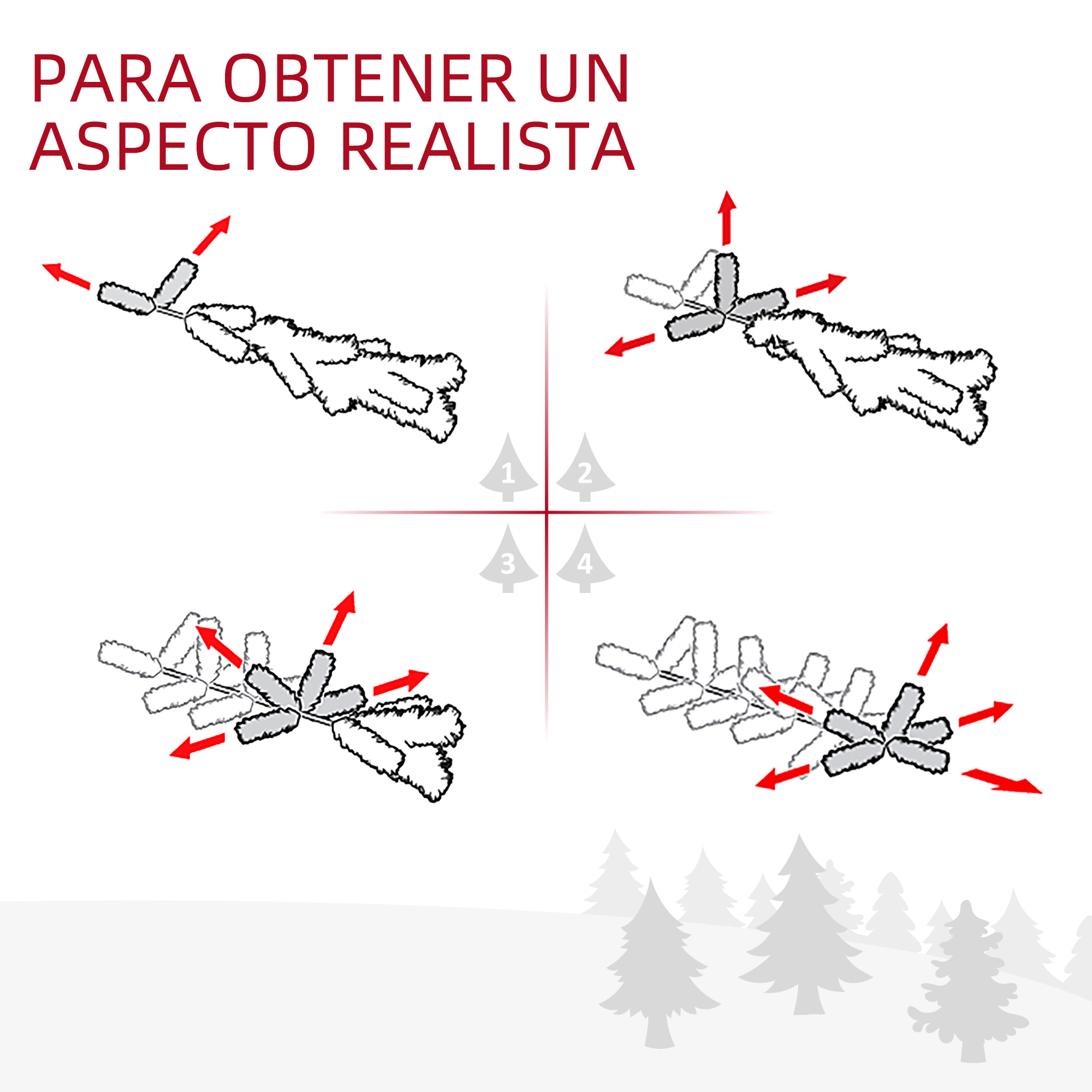 Árbol de Navidad Artificial Φ90x210cm Verde