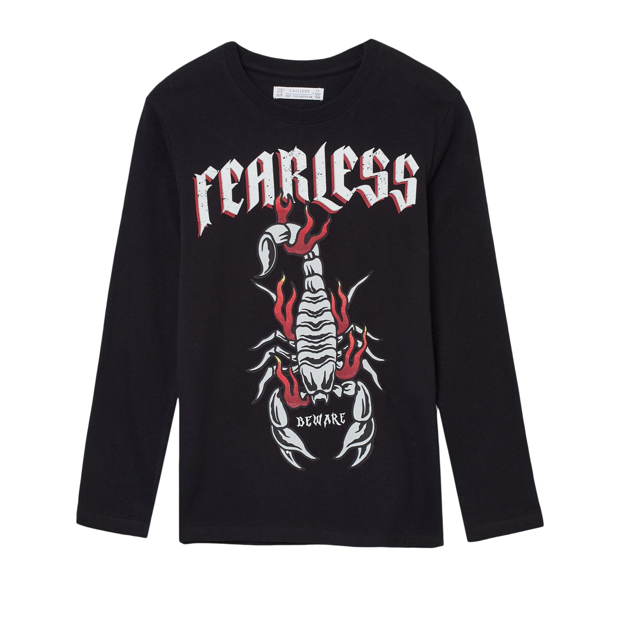 T-shirt stampa scorpione