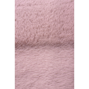 AVA - Tapis doux à poils longs lavable en machine - Rose