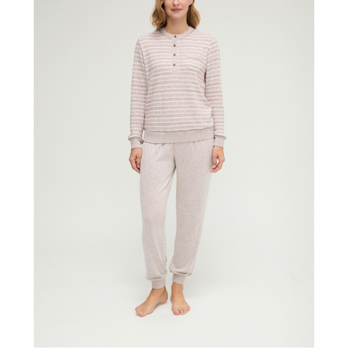 Pijama mujer vigore de rayas