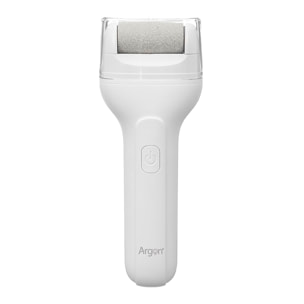 Lima electrica blanca para pies. Con batería recargable de 1200mah.