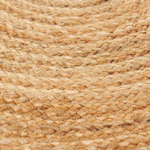 Tapis jute fait main motif géométrique JEDU