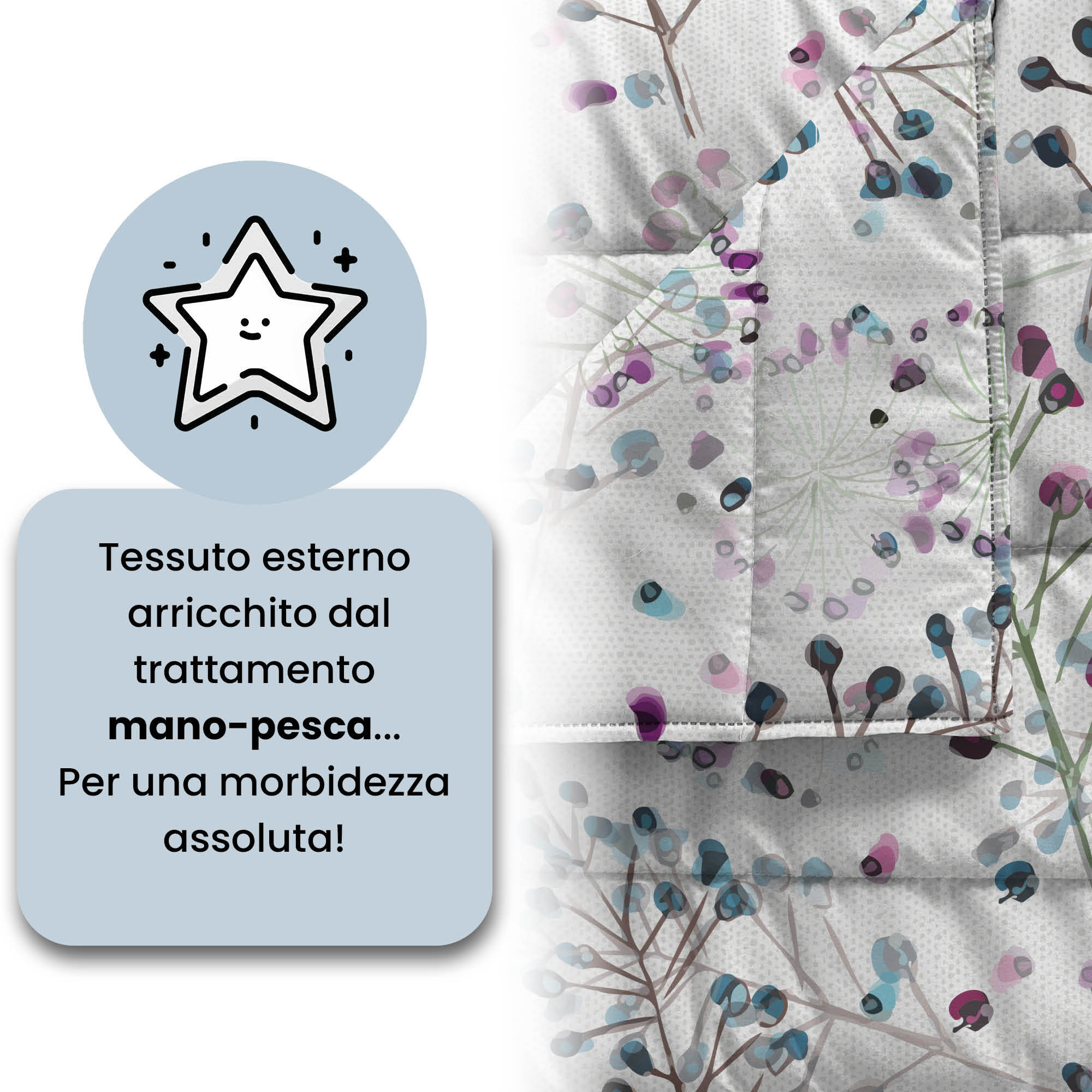 TRAPUNTINO ESTIVO BASIC, 100gr - Made in Italy - MATRIMONIALE