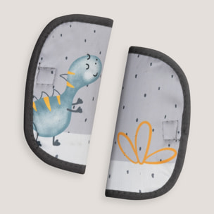 Colchoneta Modelo Dino Palmera Gris