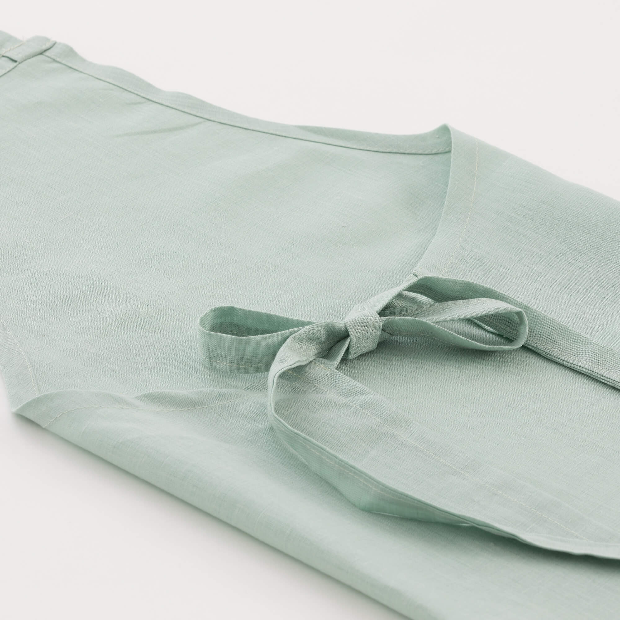 Tablier 100% lin Aqua - 110x69 cm