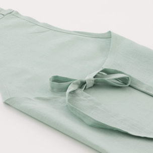 Tablier 100% lin Aqua - 110x69 cm