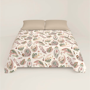 Juego de Sábanas Estampadas - 100% Algodón - Incluye 1 o 2 Fundas de Almohada + 1 Sábana Bajera - Ashley