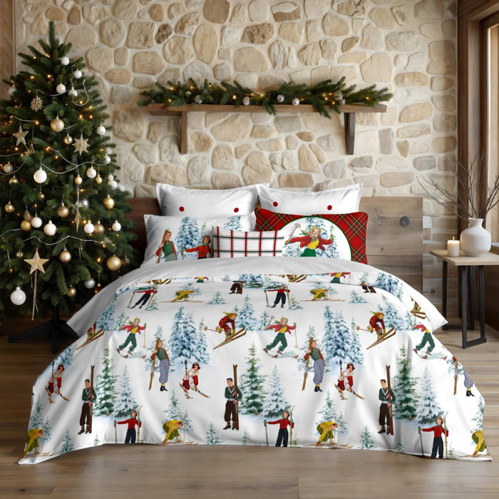 Housse de couette avec clics 100% coton Laponia 58