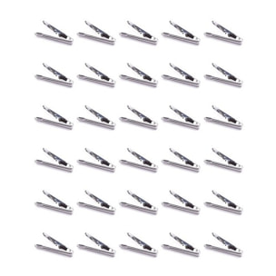 Lot de 120 pinces à  linge en inox MSV