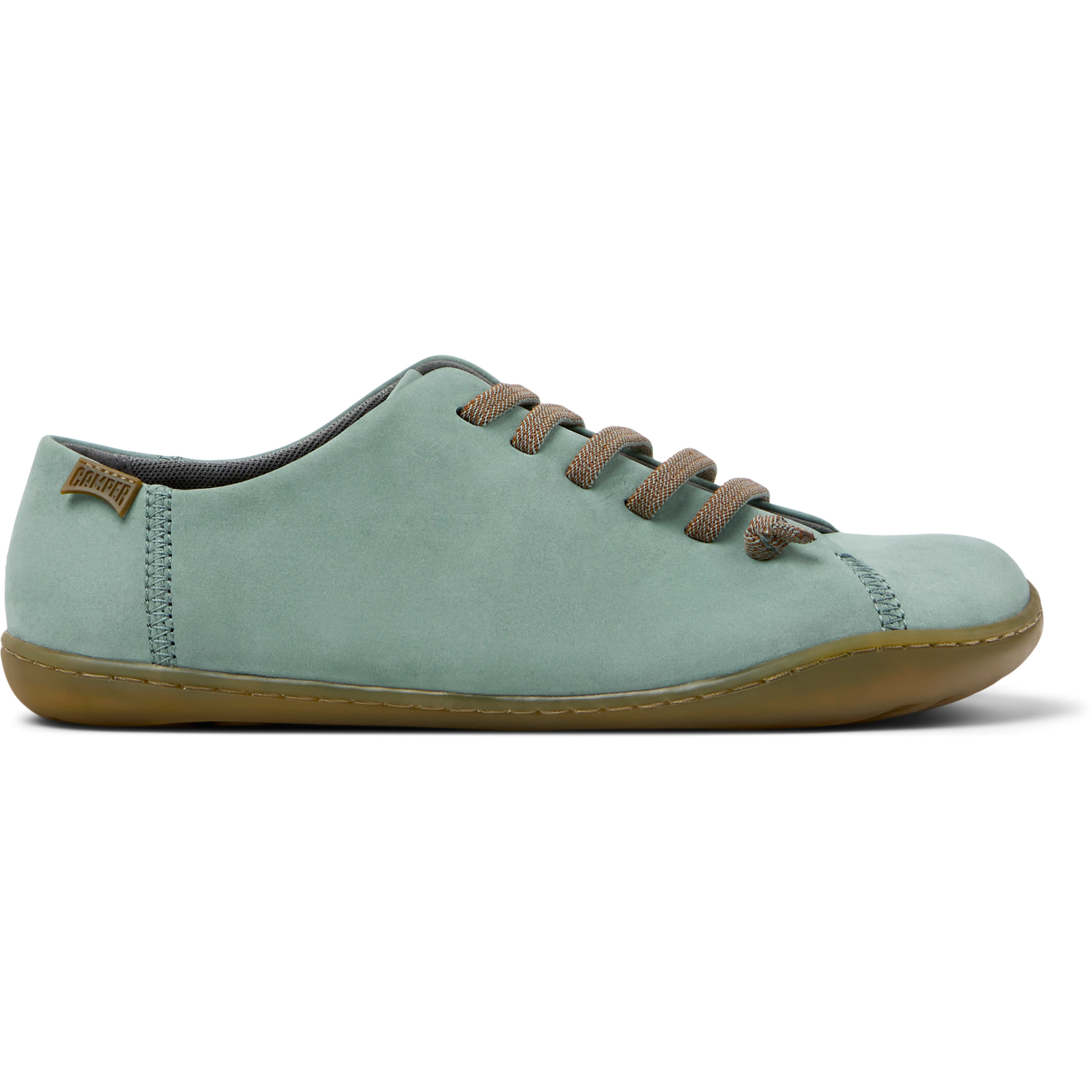 Zapatillas - CAMPER Peu Cami - Verde - Cuero Nubuck