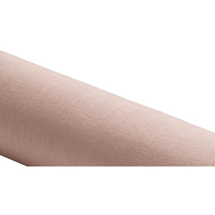 Drap Housse - Bonnet:30cm 100%lin LavÉ Rose Nude