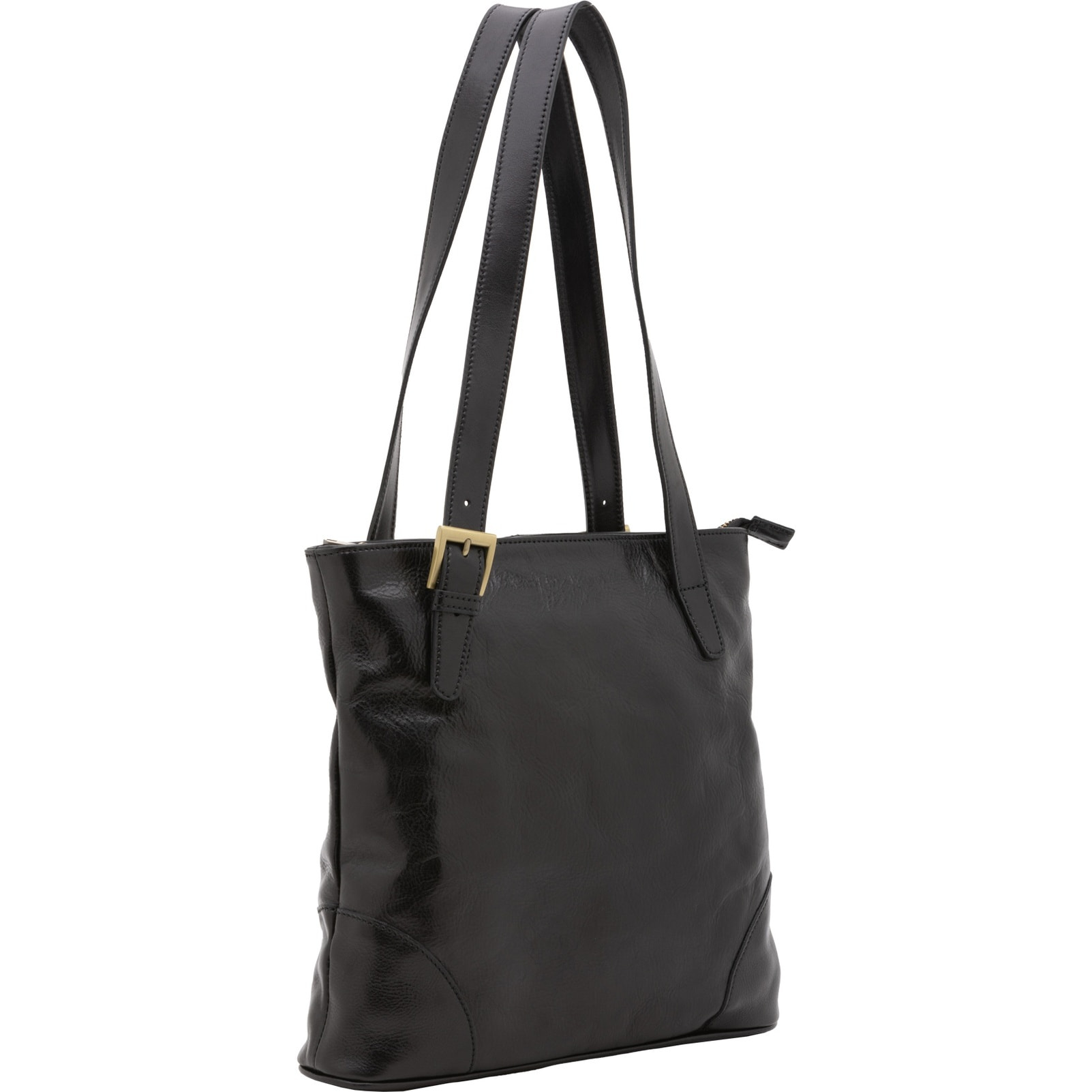 Borsa a spalla da donna - Modello False - 100% pelle - 33.0 x 35.0 x 8.0 cm