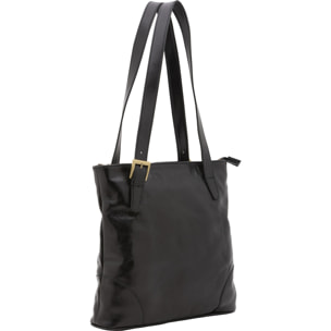 Borsa a spalla da donna - Modello False - 100% pelle - 33.0 x 35.0 x 8.0 cm