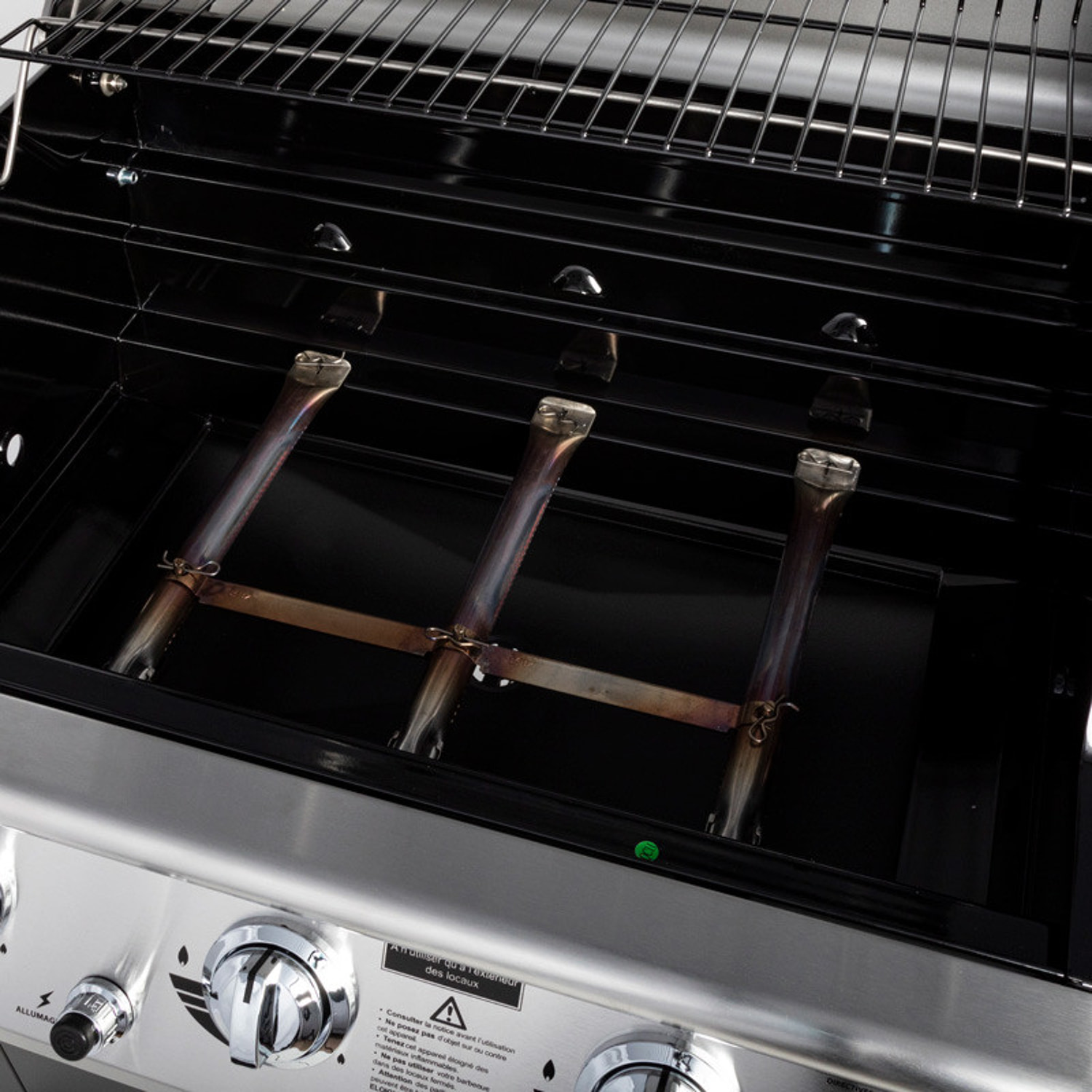 Barbecue au gaz BALTIMORE - 3 brûleurs 10,5kW + réchaud