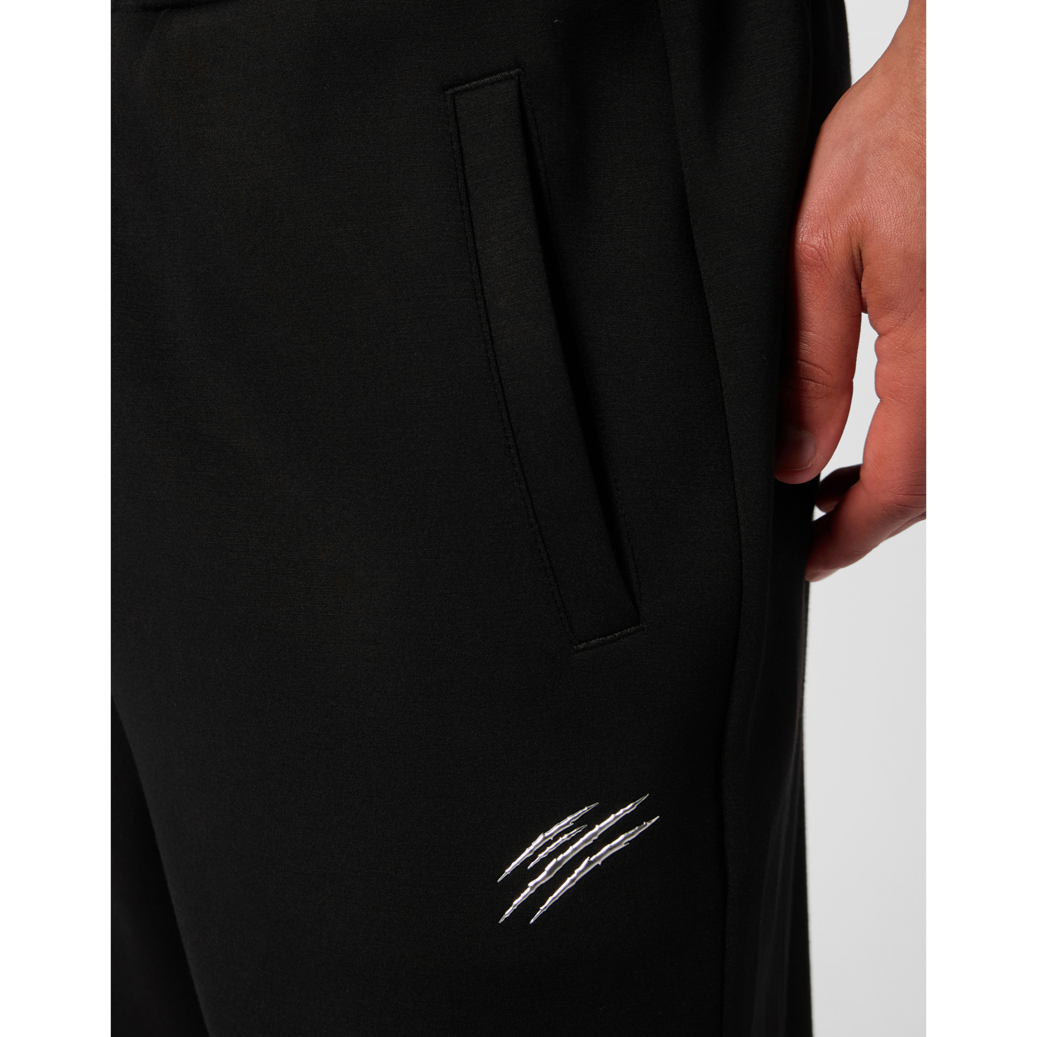 PLEIN SPORT Jogger Pants Chrome Scratch