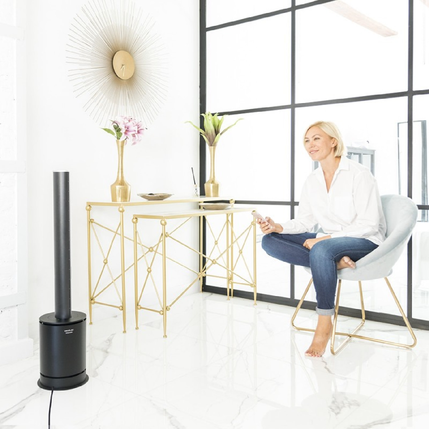 Cecotec Ventilateur, chauffage et purificateur TotalPure 3in1 Connected Max