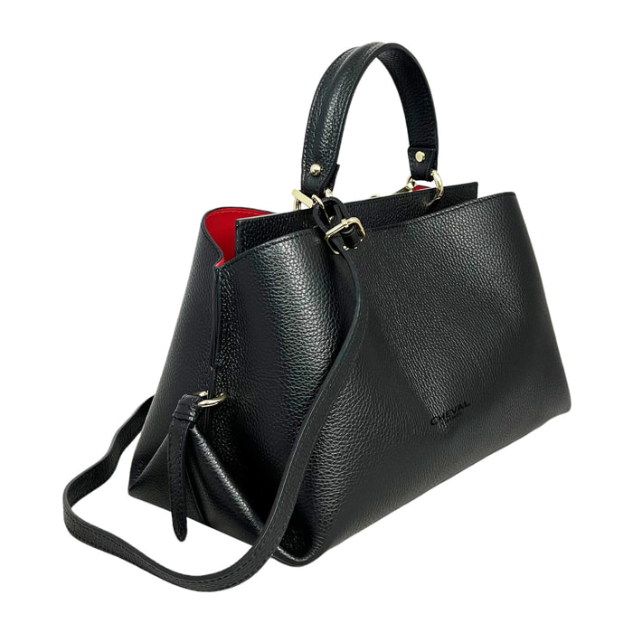 Bolso de Mano Cheval Firenze Bianca Negro