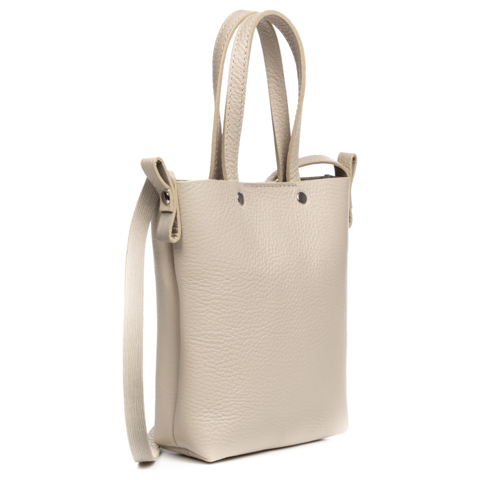 Italia Borsa a tracolla Donna. Pelle autentica Dollaro