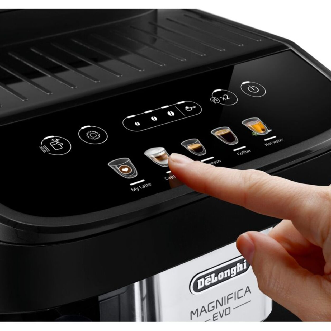 Expresso Broyeur DELONGHI Magnifica Evo My Latte FEB2961.B noir