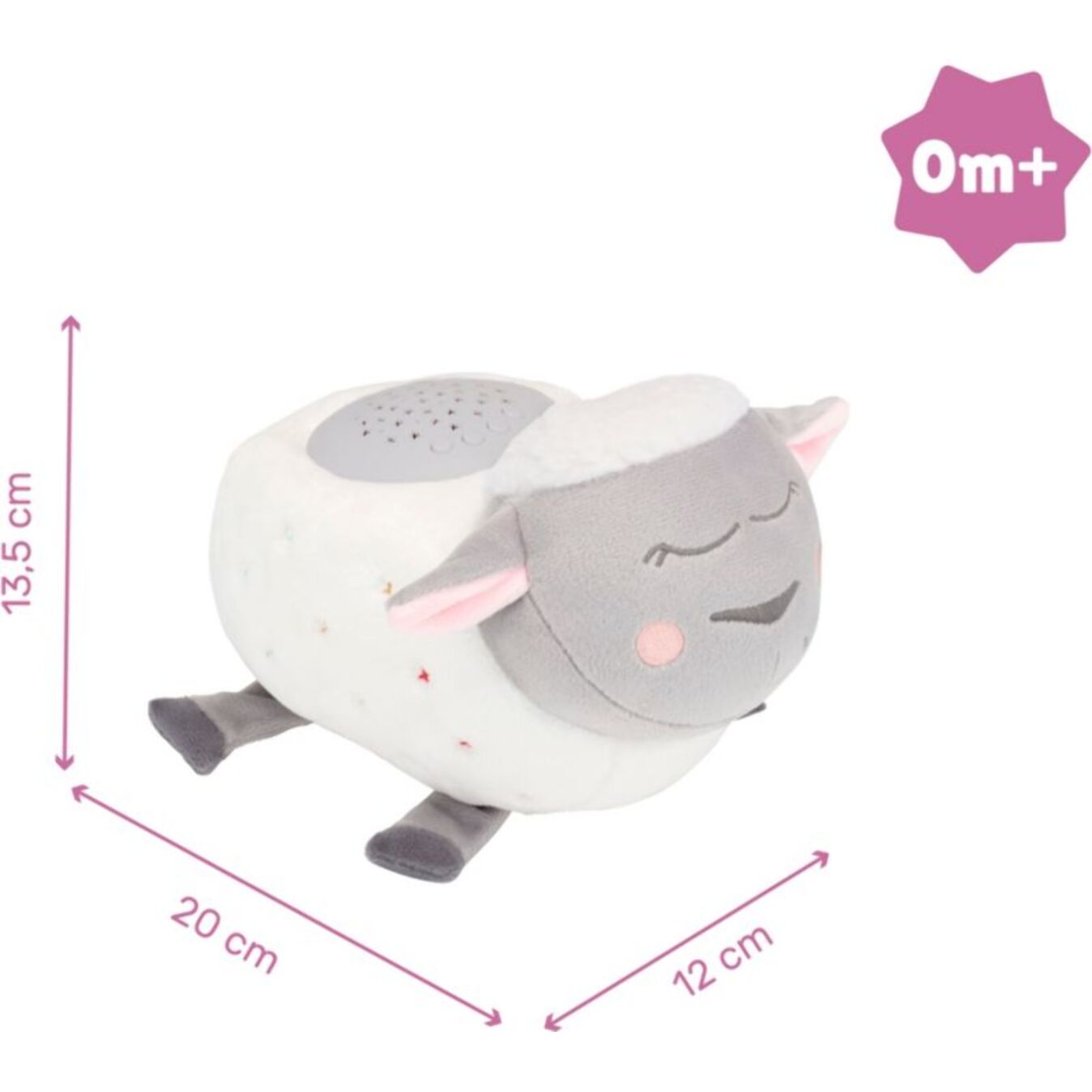 Veilleuse BADABULLE projection peluche mouton