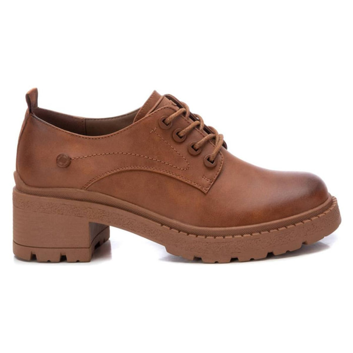 Zapato blucher/derby camel