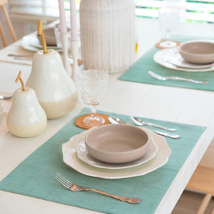 Set de table INDIV. DELFOS AGUAMARINA (2 ud.)