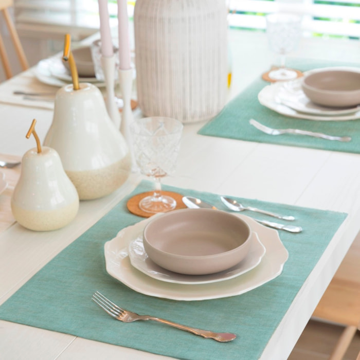 Set de table INDIV. DELFOS AGUAMARINA (2 ud.)