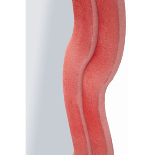 SPECCHIO DA MURO EMILY VELLUTO ROSA CM 60X6X160 (MISURA SPECCHIO CM 42X144)