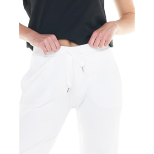 Pantalone da donna costine Black and White