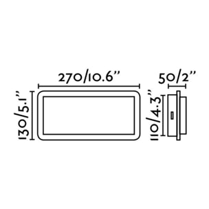 MOOD RCT Aplique negro y madera