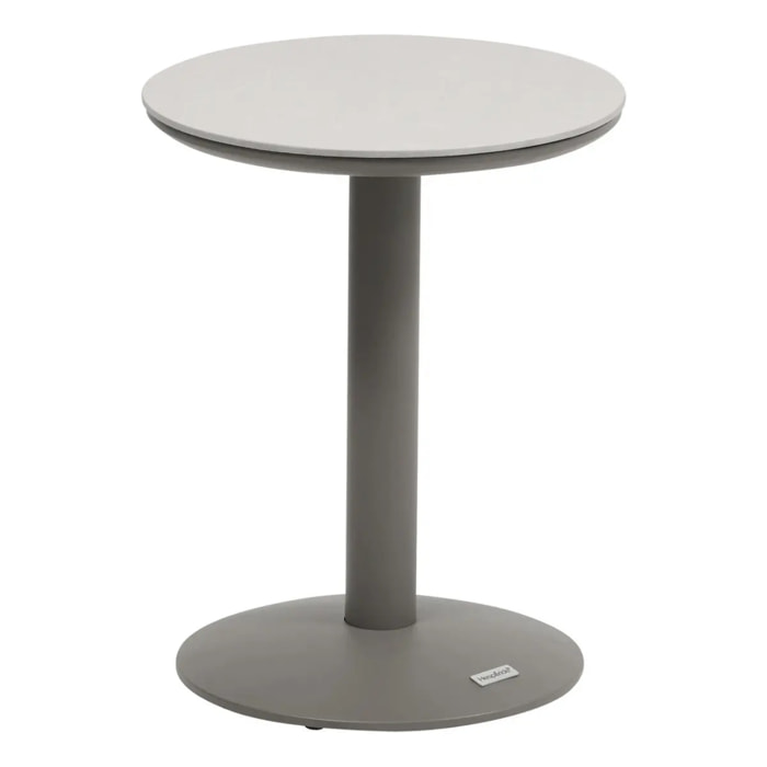 Table d'appoint de jardin Soletia 40x40x50cm café