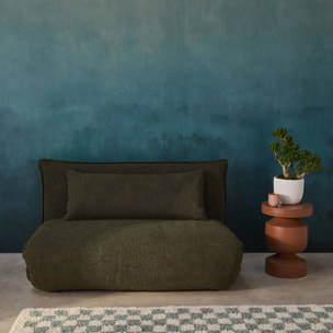 Chauffeuse convertible 2 places bouclette texturée  FLEEEP