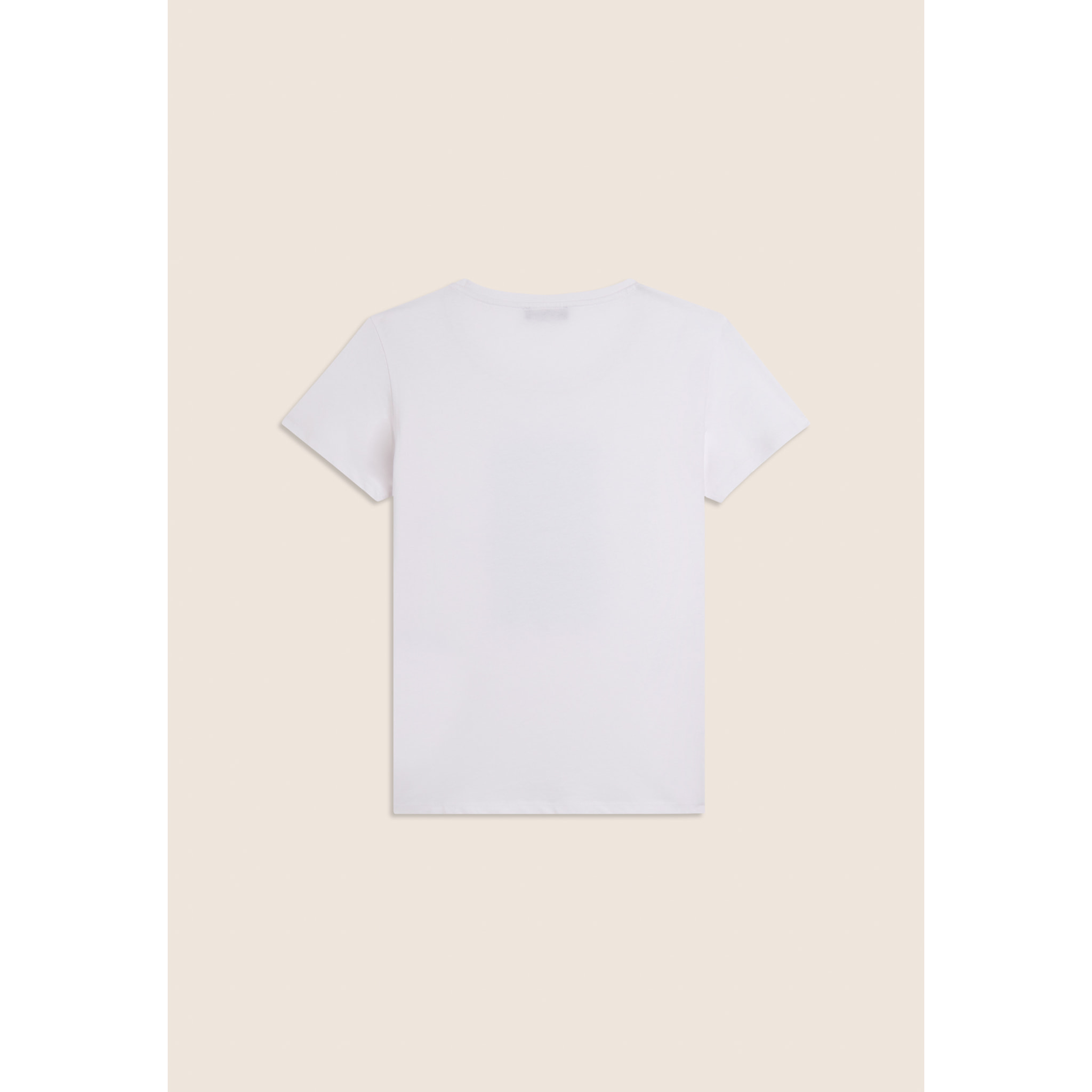 T-shirt con stampa colorata floreale