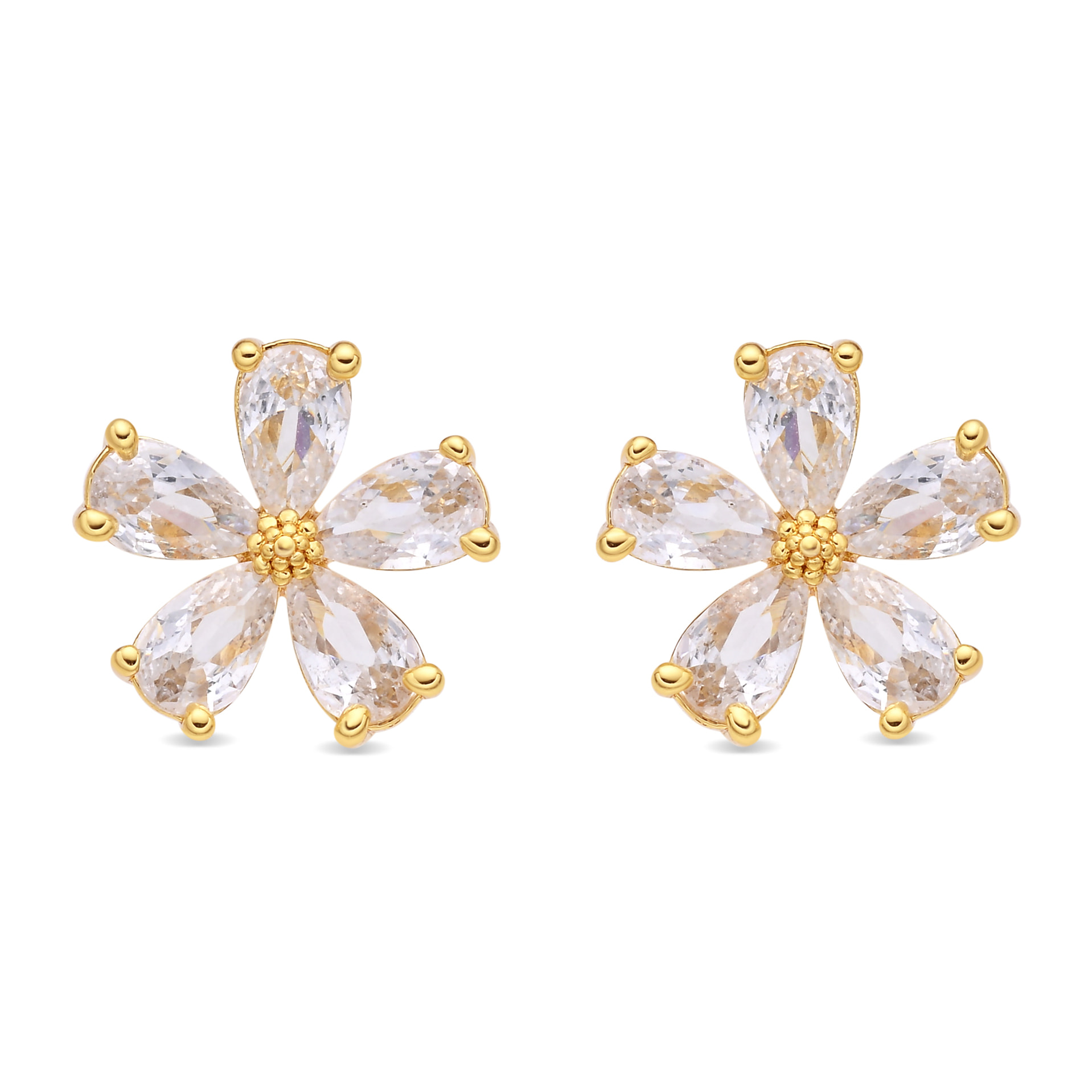 Pendientes Shayus acabado oro amarillo 18k
